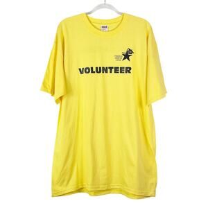 Vintage Men's Yellow Medical Reserve Corps T Shirt Size XL Volunteer Front Back